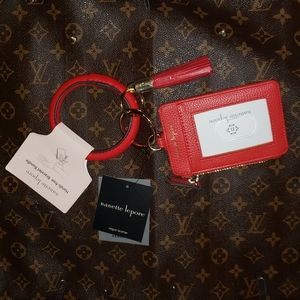 Nanette Lepore Hands-Free Bracelet Zip Card Case